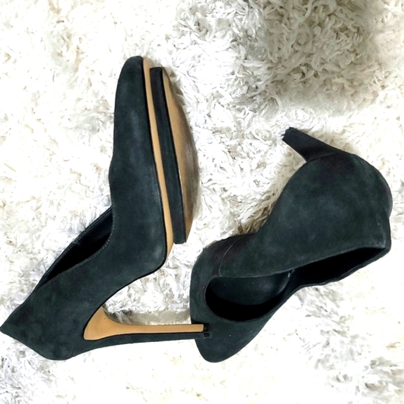 Lord & Taylor 424 Fifth Women's Suede Pumps Shoes Size 6.5 M - Picture 6 of 8